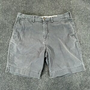 Polo Ralph Lauren Shorts Mens 36 Gray Classic Fit Casual Chino Flat Front Summer